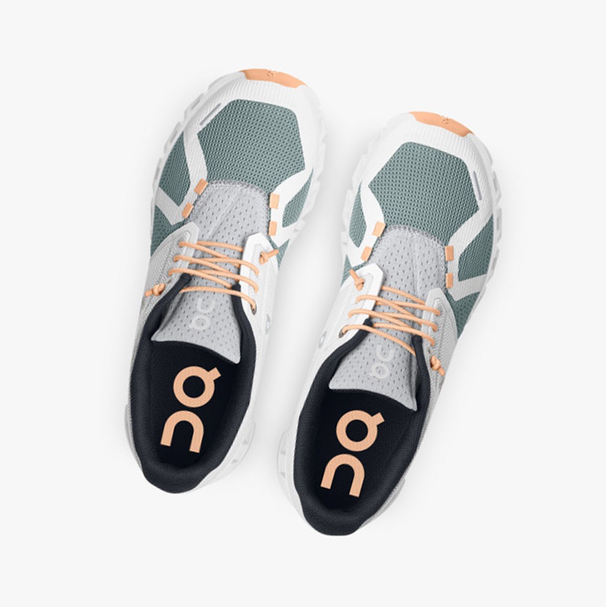 On Running Cloud 5 Push Ženske Tenisice White/Cobble | 9461VKEGX