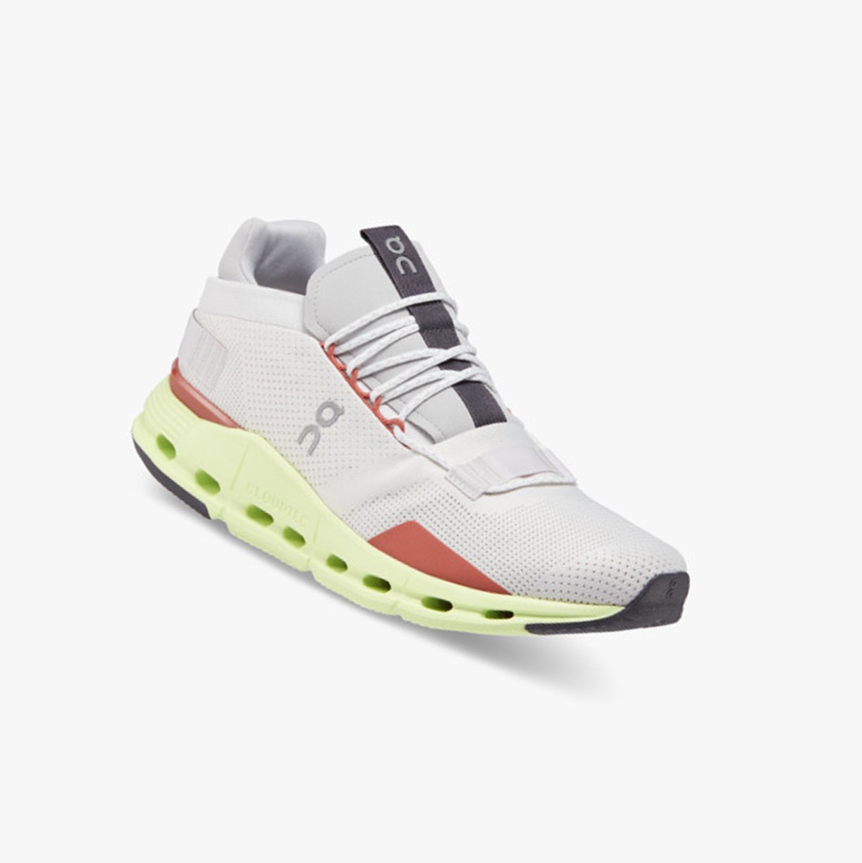 On Running Cloudnova Muške Tenisice White/Limelight | 8795XQHRK