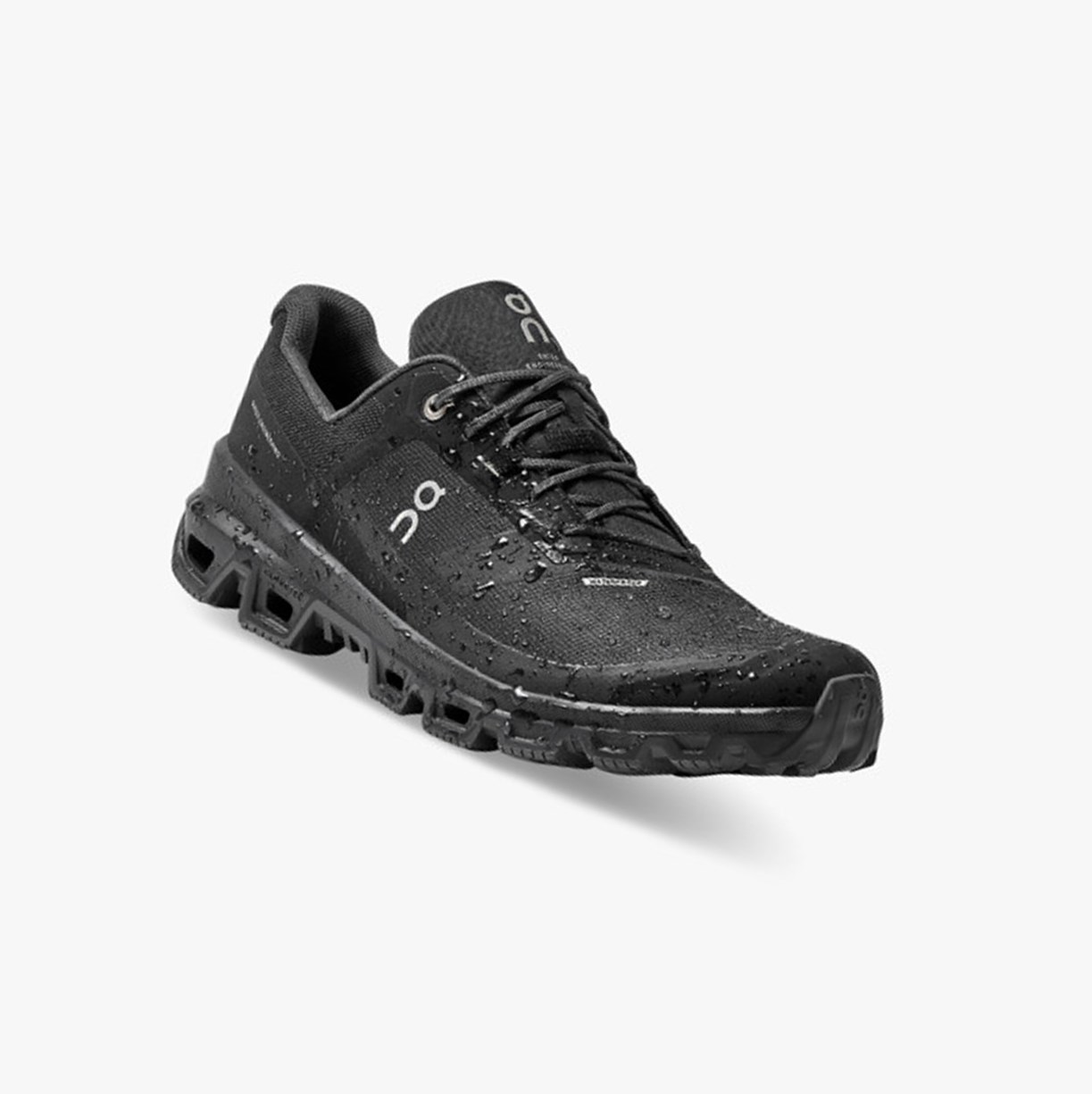 On Running Cloudventure Waterproof Muške Tenisice Za Trčanje Crne | 4568FTCZK