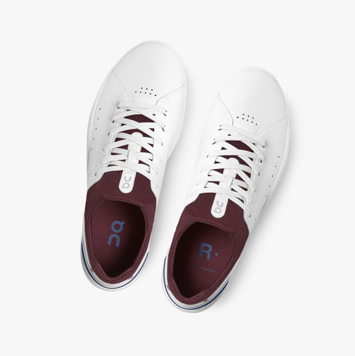 On Running THE ROGER Advantage Muške Tenisice White/Mulberry | 2839ZHGSO