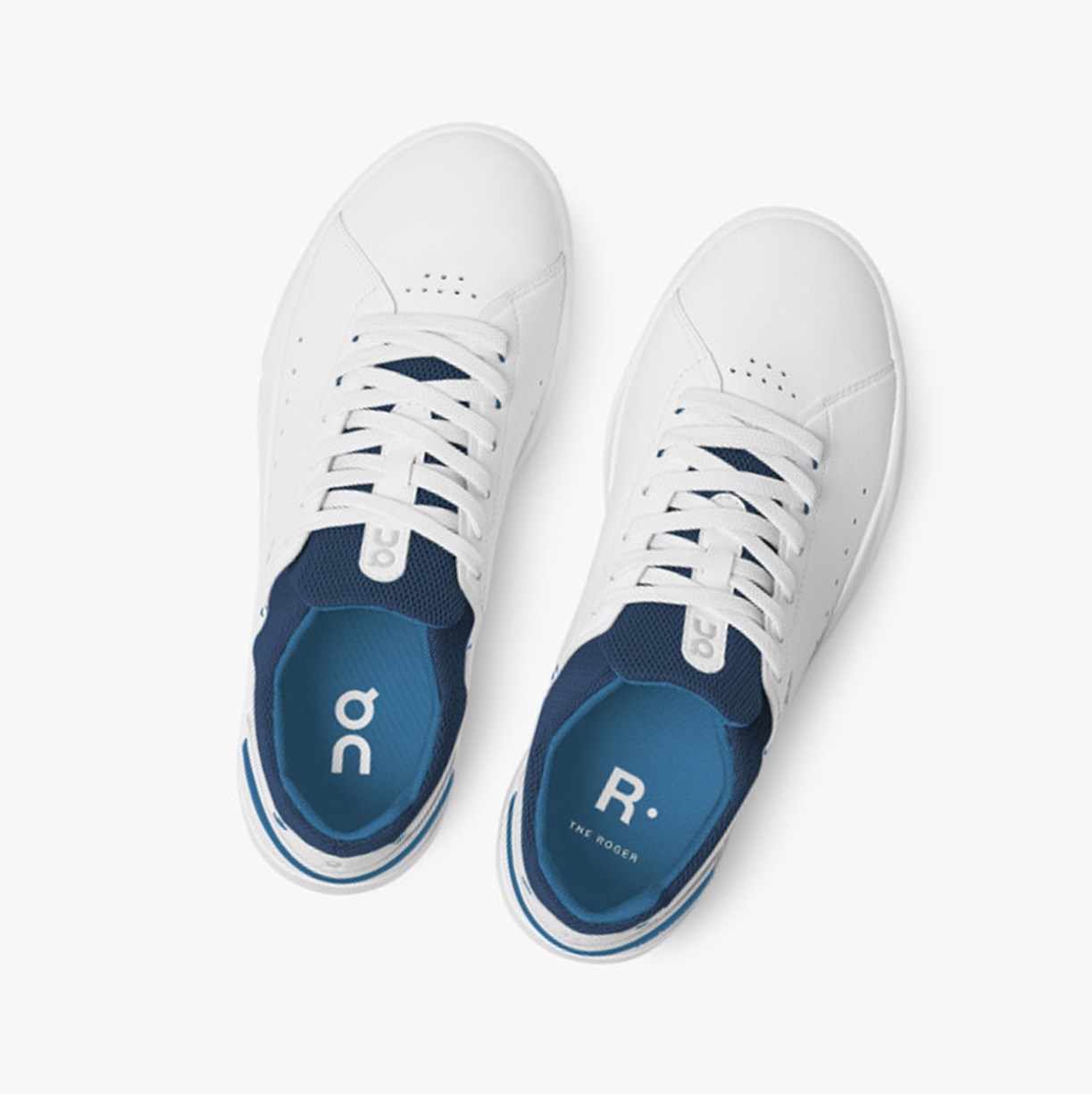 On Running THE ROGER Advantage Muške Tenisice White/Cobalt | 3176VWKXP