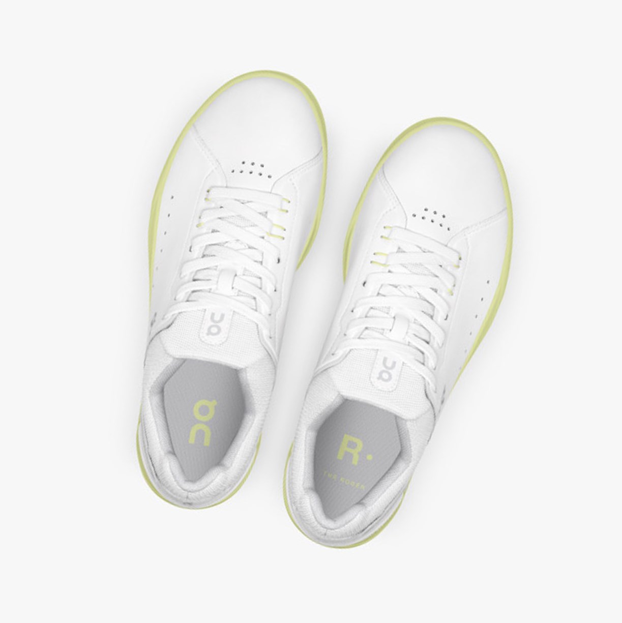 On Running THE ROGER Advantage Ženske Tenisice White/Hay | 1823KZFJE