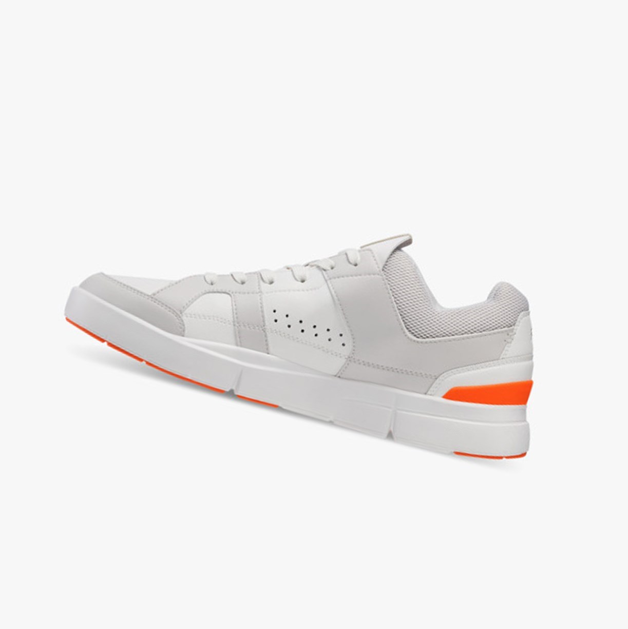 On Running THE ROGER Clubhouse Muške Tenisice Frost/Flame | 7630MUOTH